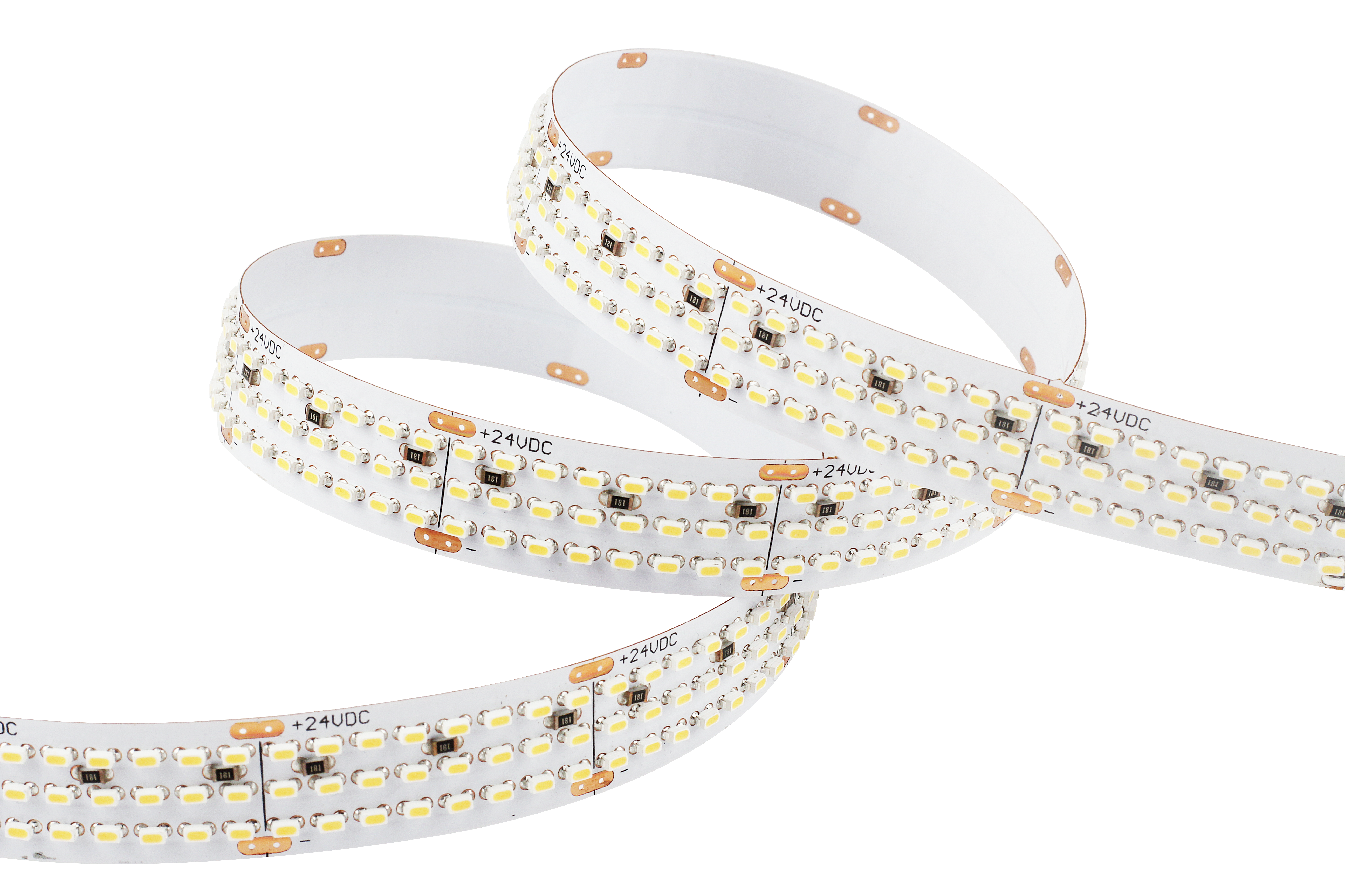 LED strip 24V-3000K CRi90 25W-240 LED's/m R9>50 rol 5m IP20